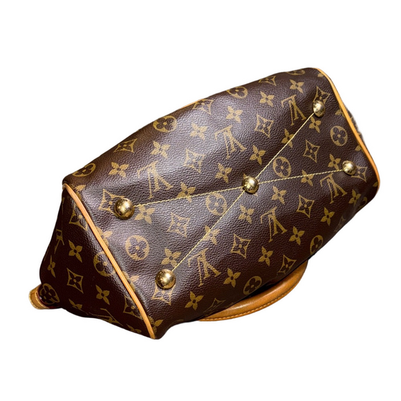 Louis Vuitton Monogram Tivoli PM satchel with Tan Accents - Picture 7 of 12